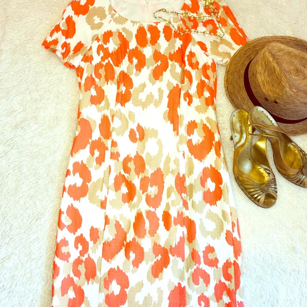 Trina Turk Merced Short Sleeve Dress Sz 0